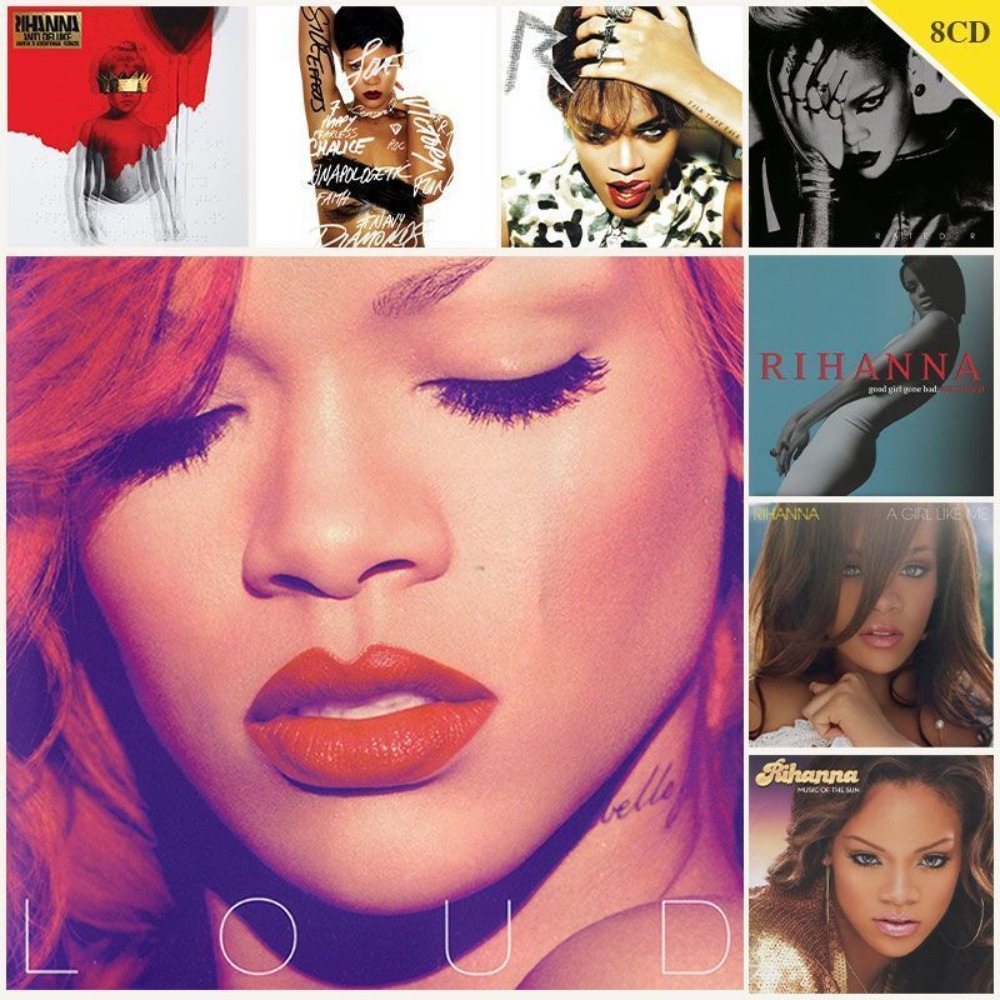 Audio Music For - Rihanna 8CD（only Disc）Collection Album Compilation Lossless