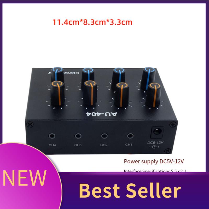Audio Music Mixer - M07K-AU-404 Stereo Sound Four Multi Input