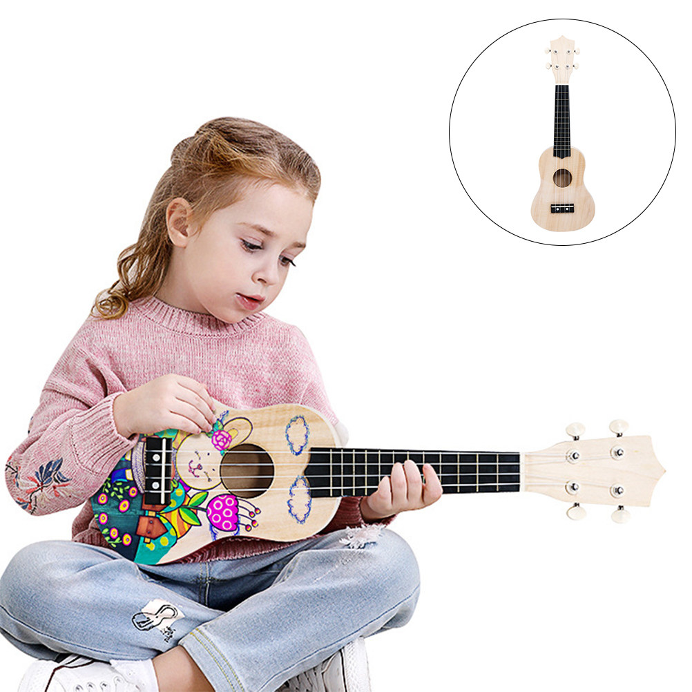 Ukulele Beginner Kit - 1Set Professional DIY Ukulele Kit Wooden