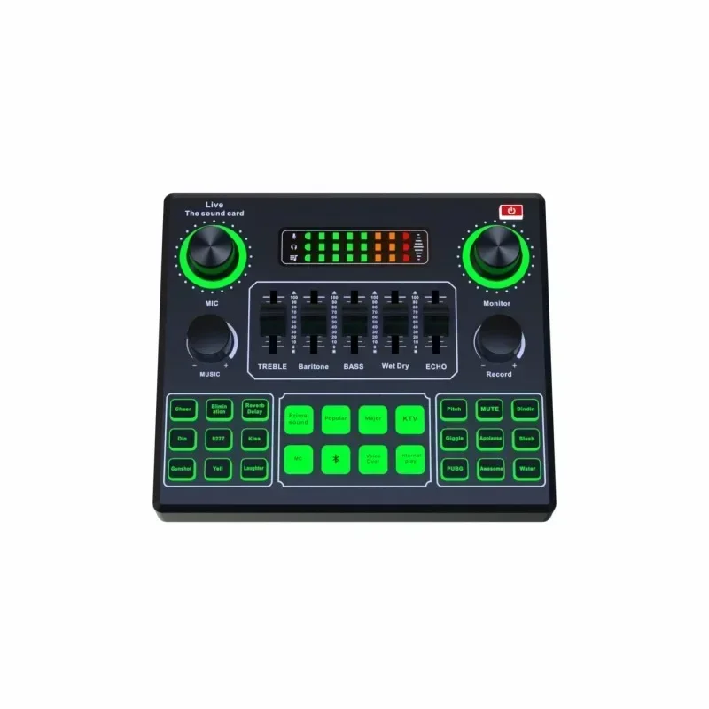 Audio Music Mixer - V9SJ External Audio Mixer Live Sound
