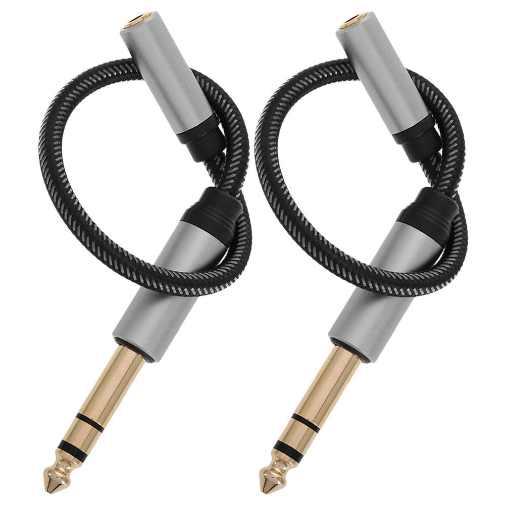 Audio Music Technology - 2Pcs Audio Extension Cable 6.35mm to
