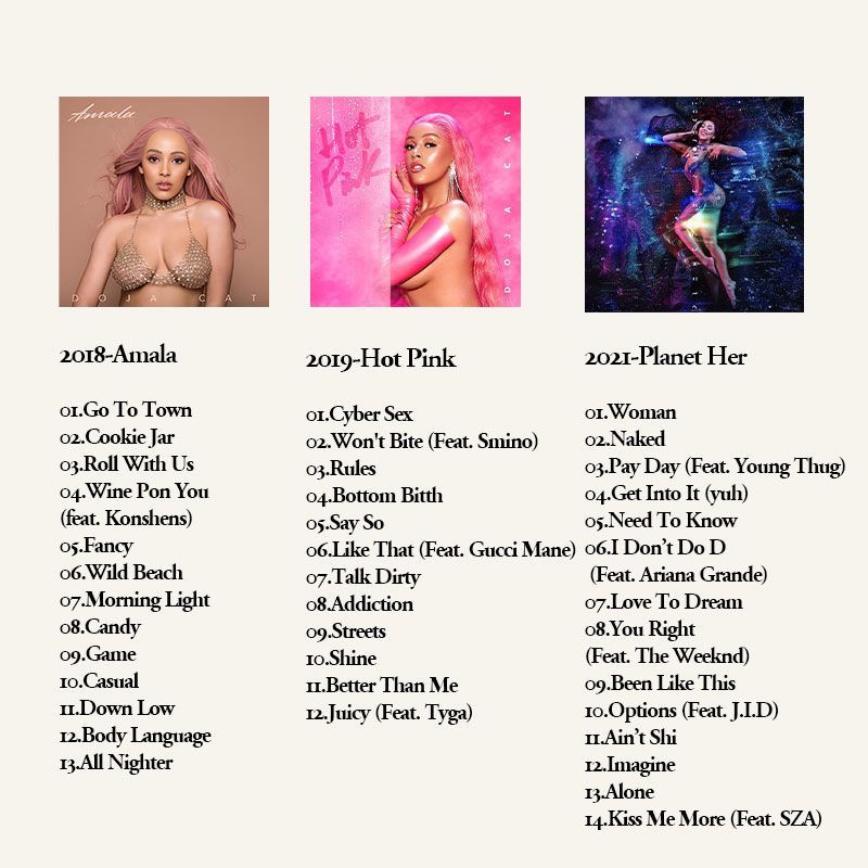 Doja Cat 6CD Music Album Colle - Audio Music For 评论和价格