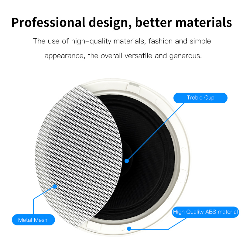 6 Inch 8ohm Ceiling Speaker Fu - Audio Music In Background 评论和价格