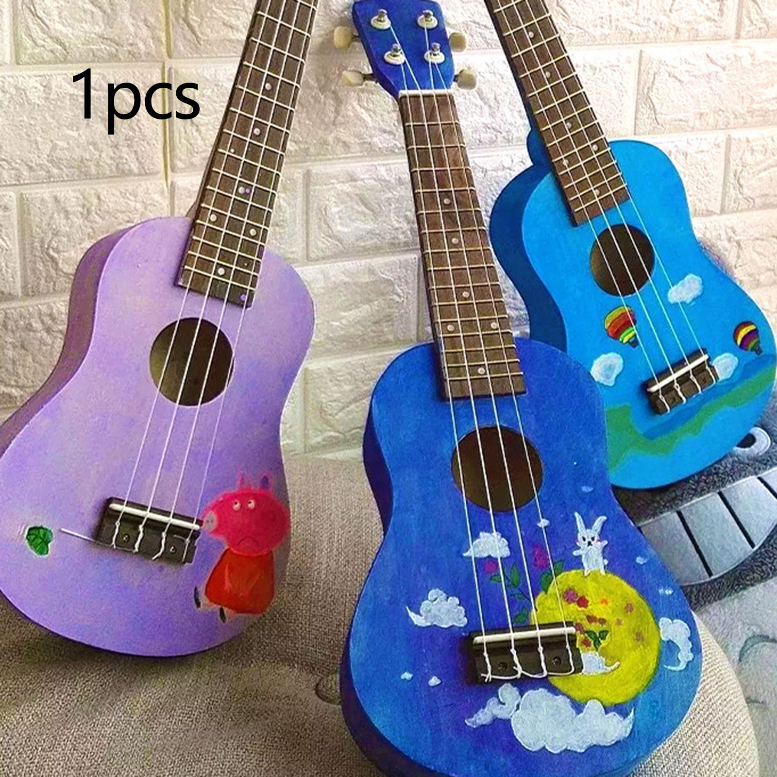 21 inch DIY Ukulele Guitar Kit - Ukulele Beginner Kit 评论和价格