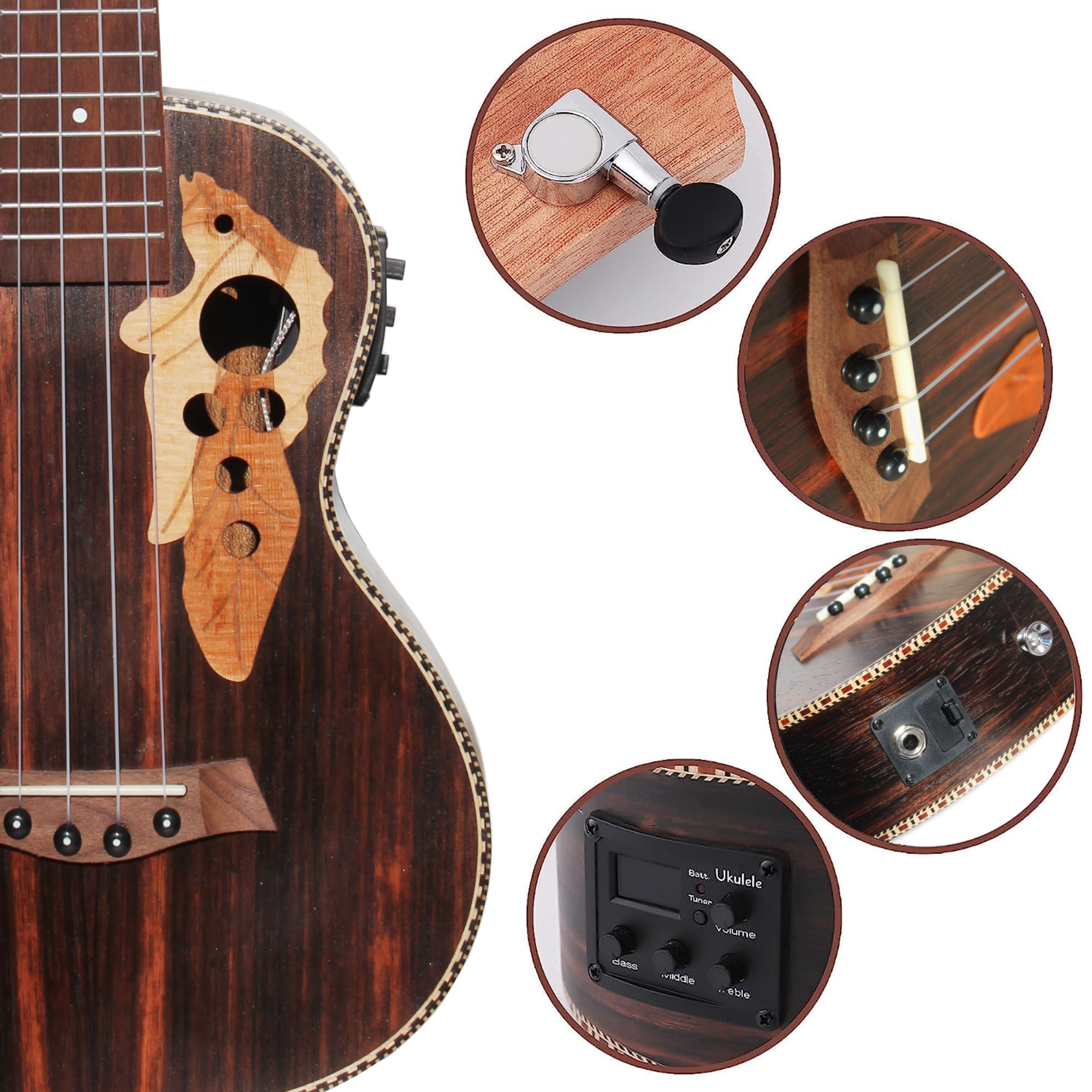 Batking Tenor Ukulele for Left - Ukulele Beginner Kit 评论和价格