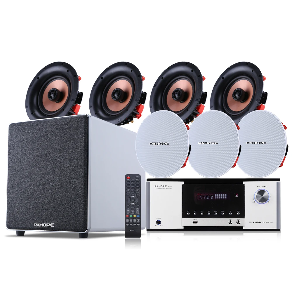 7.1 Home Theater Ceiling Speak - Audio Music In Background 评论和价格