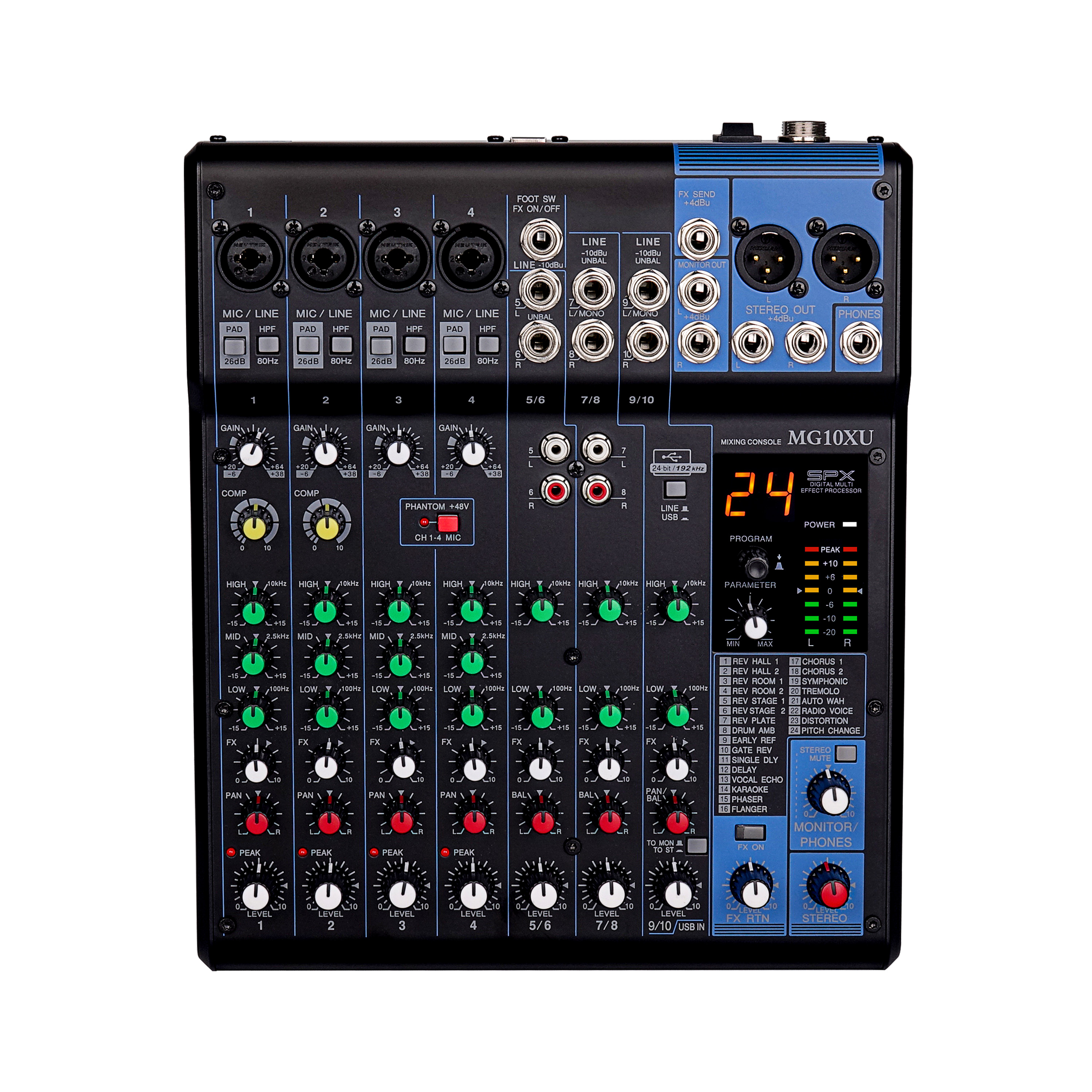 10-Channel Professional Audio  - Audio Music Mixer 评论和价格