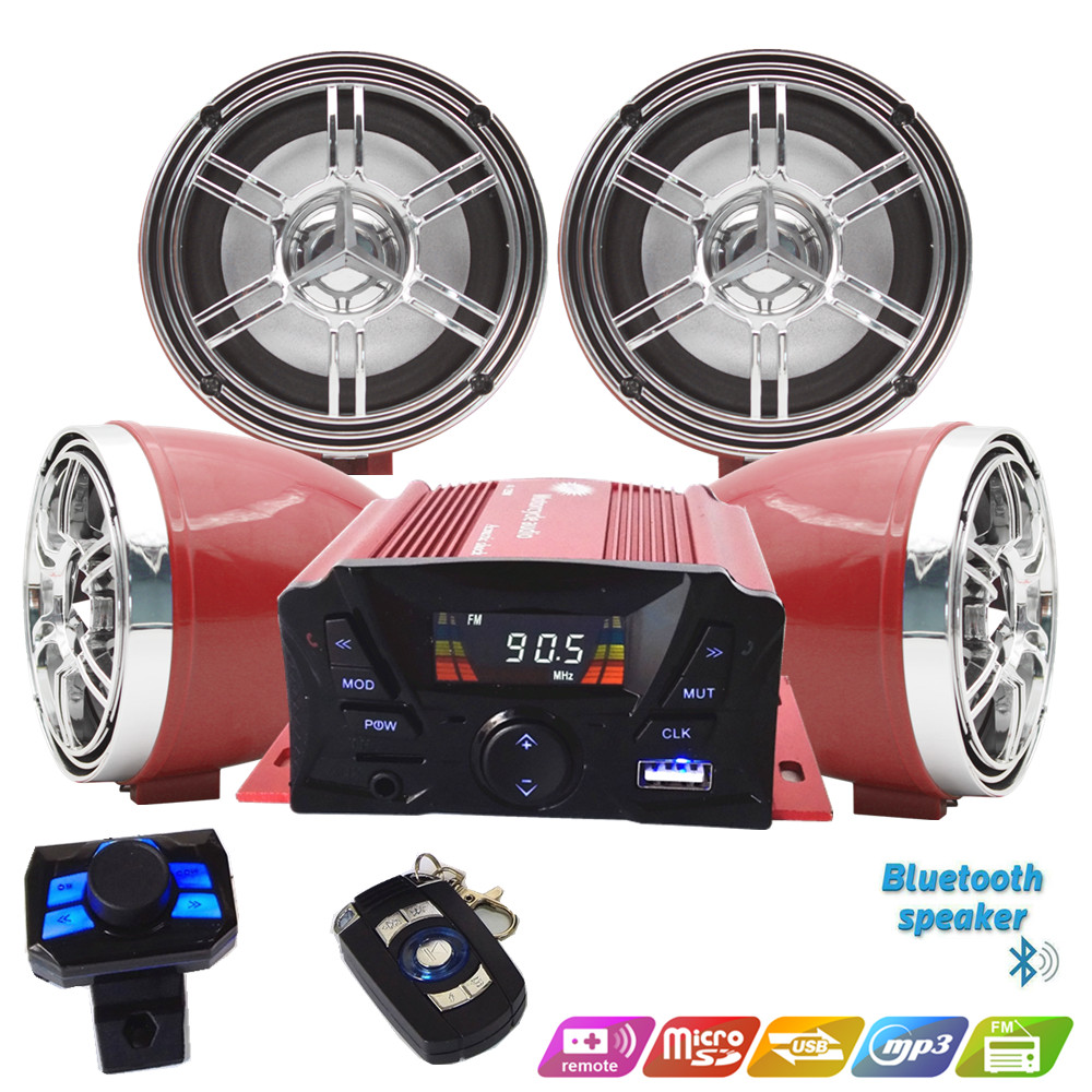 12V 4 Channel UTV ATV Golf Car - Audio Music To Mp3 评论和价格