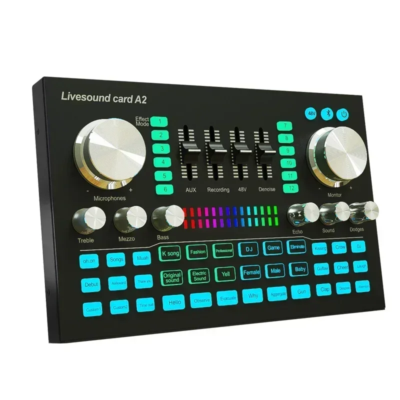 A2 Soundcard live Sound Card B - Audio Music Mixer 评论和价格