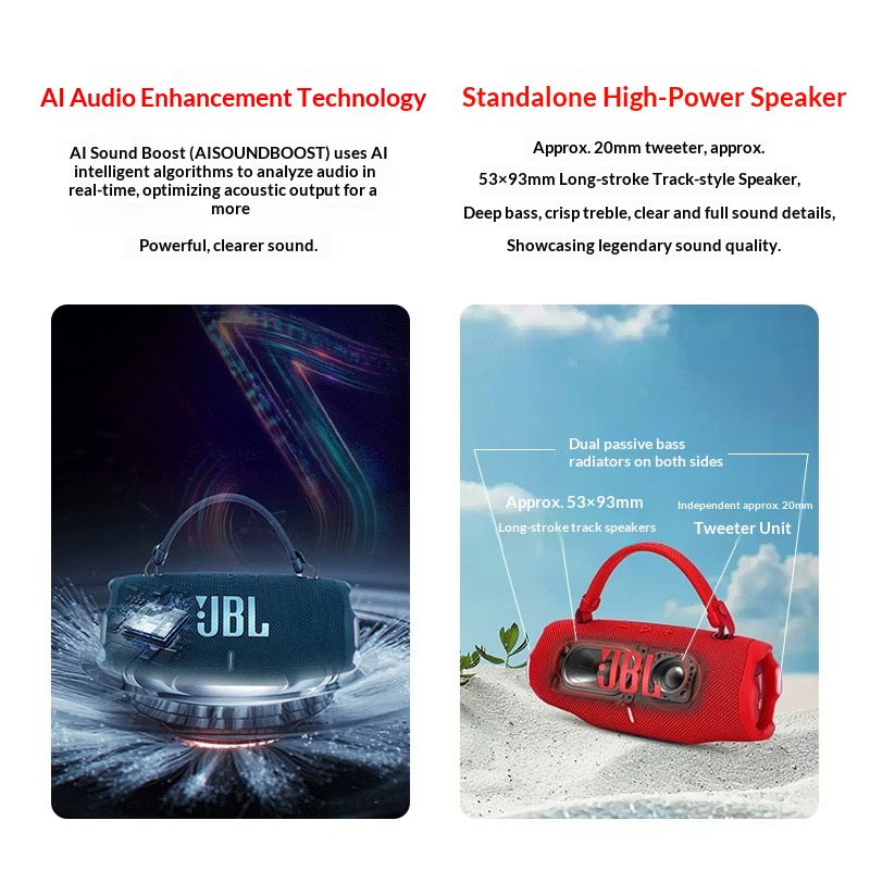 JBL CHARGE 6 Commercial audio  - Audio Music In Background 评论和价格