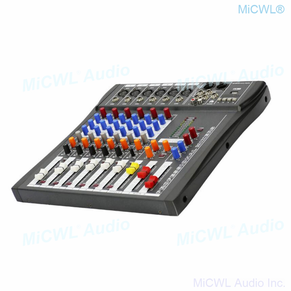 Audio-Mixer MiCWL 6 Channel Bl - Audio Music To Mp3 评论和价格