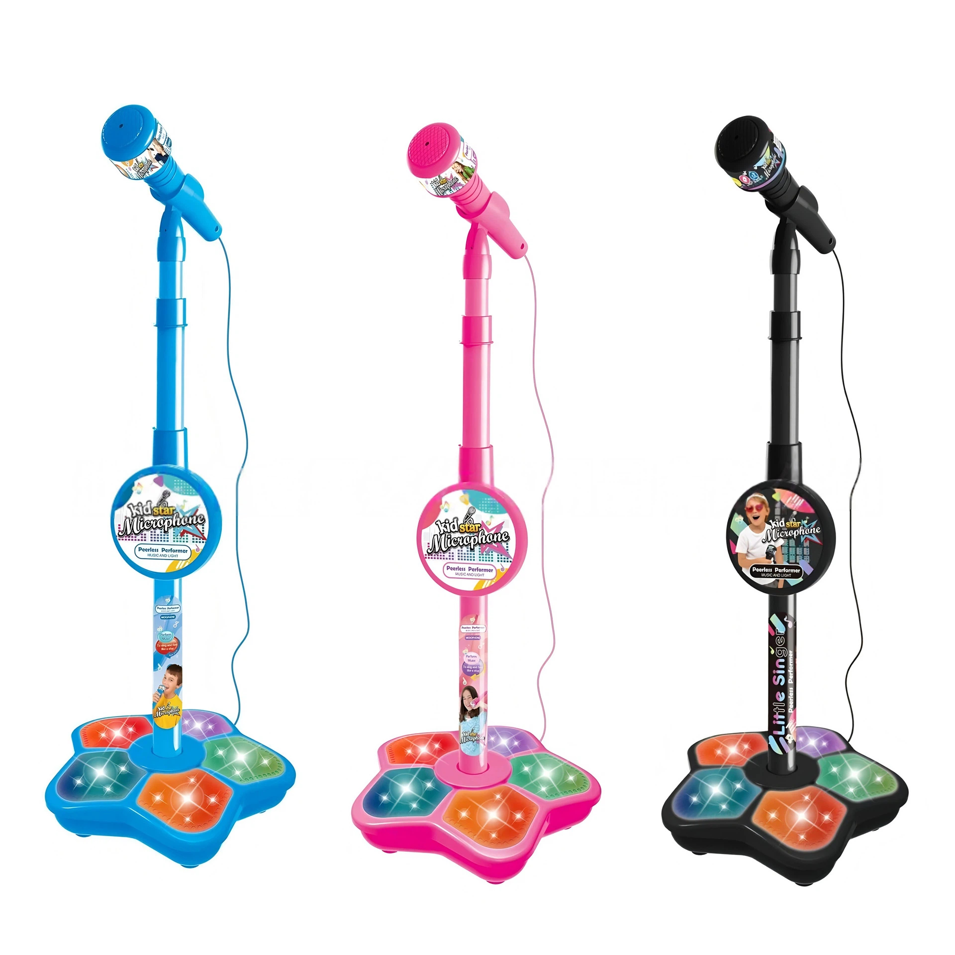 Karaoke Microphone with Stand, - Audio Music Editing 评论和价格