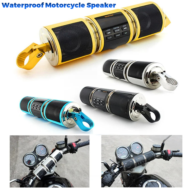 Motorcycle Audio FM Radio AUX  - Audio Music To Mp3 评论和价格