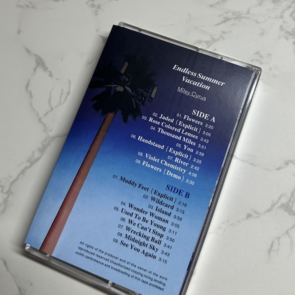 Miley Cyrus Cassette Tape | En - Audio Music For 评论和价格