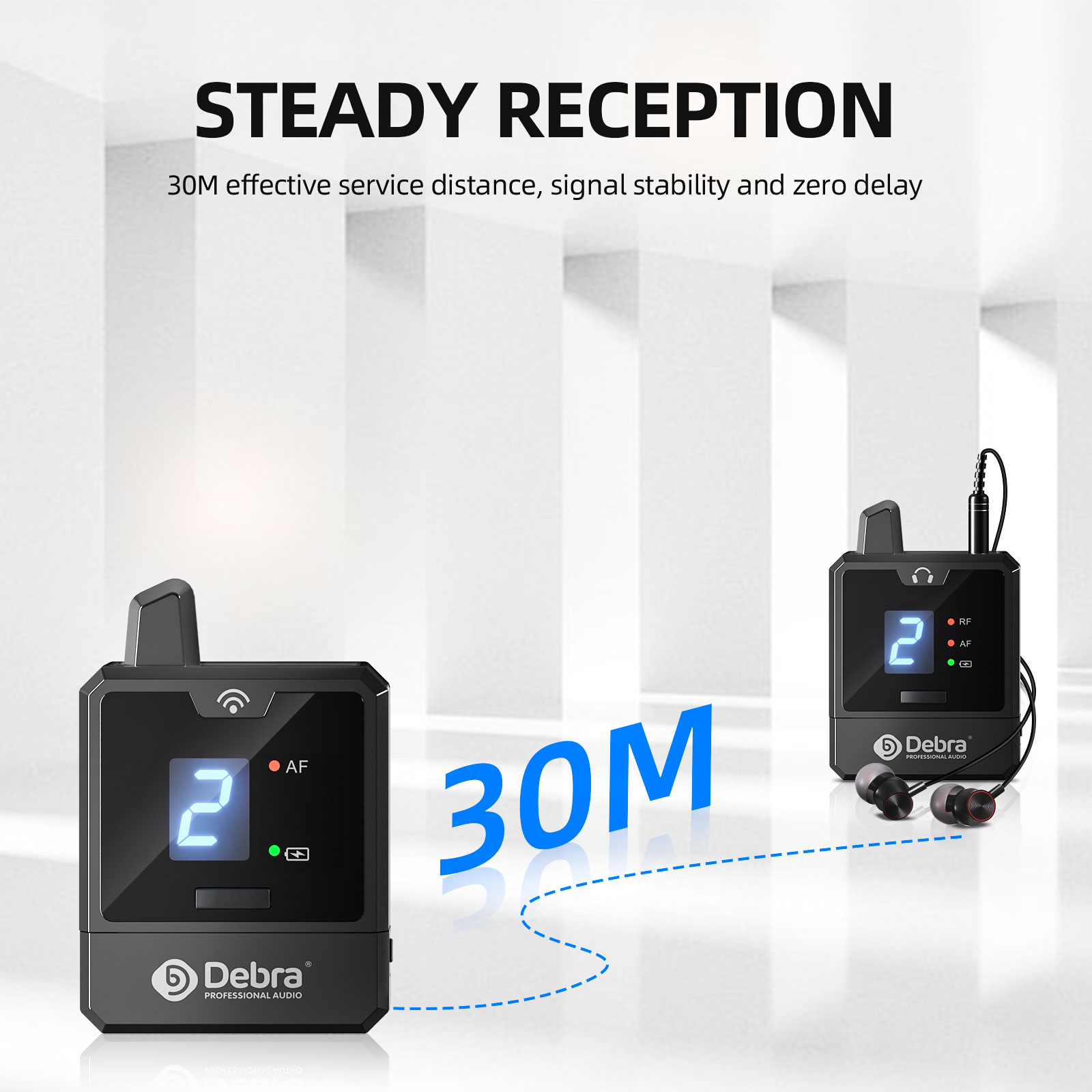 Debra UHF IEM Wireless In-Ear  - Audio Music Recorder 评论和价格
