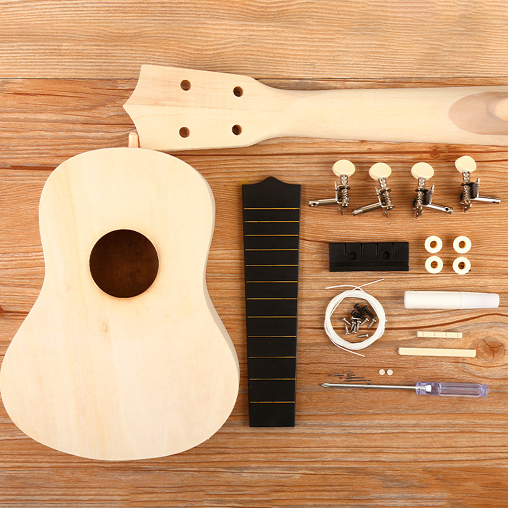 1 Set of Ukulele DIY Ukulele K - Ukulele Beginner Kit 评论和价格