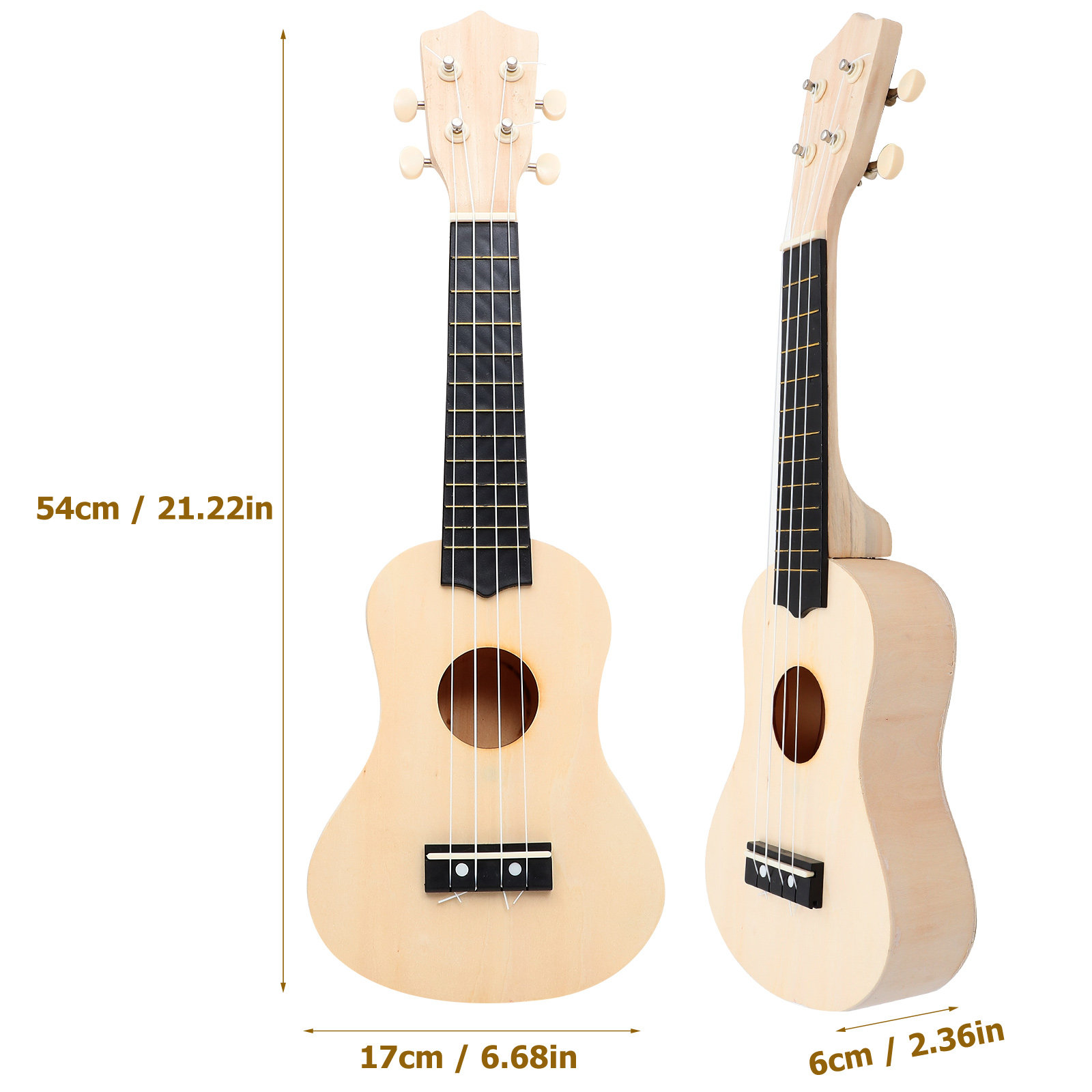 1Set DIY Ukulele Kit Unpainted - Ukulele Beginner Kit 评论和价格