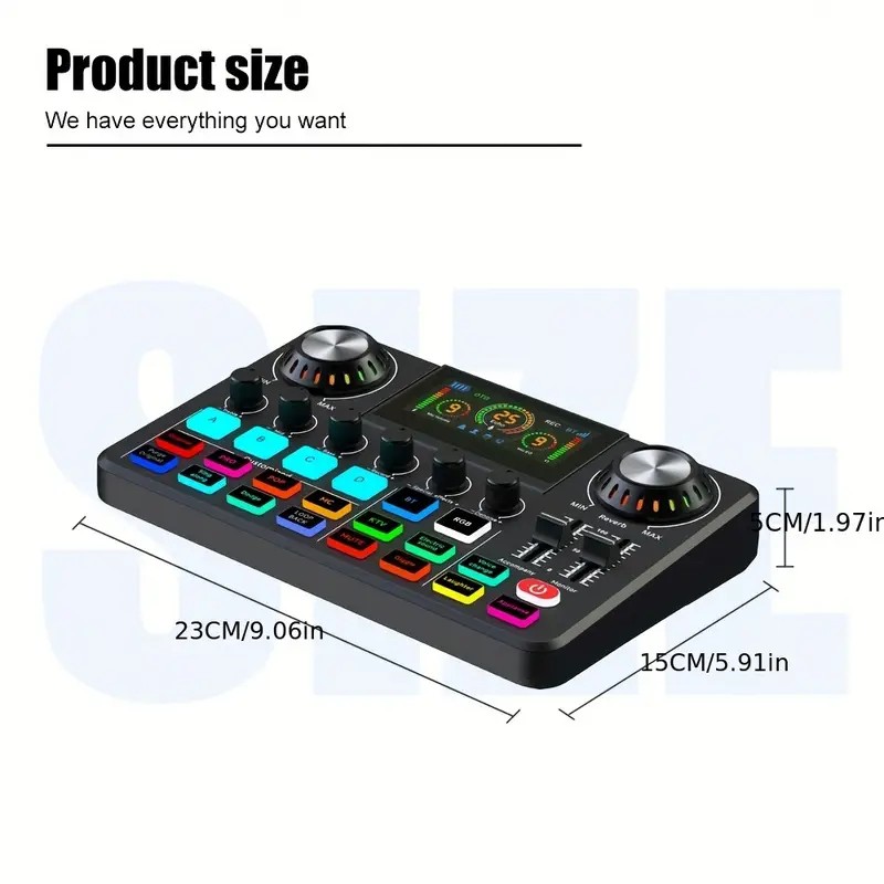 Audio Mixer, Live Sound Card w - Audio Music Mixer 评论和价格