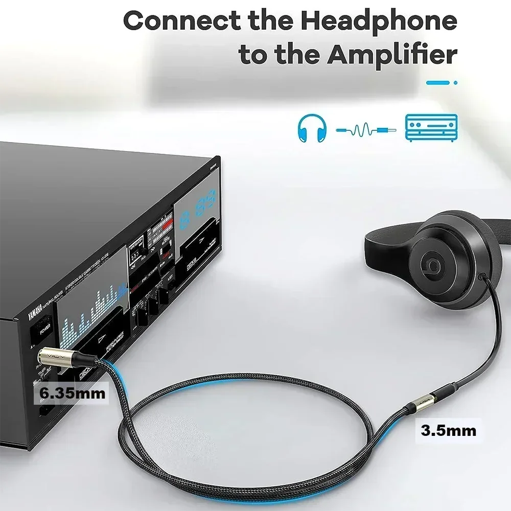 6.35mm To 3.5mm Headphone Adap - Audio Music Mixer 评论和价格